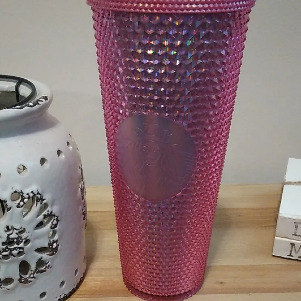 Starbucks 24 oz. Pink Studded Dome Tumbler Venti Cold Cup
